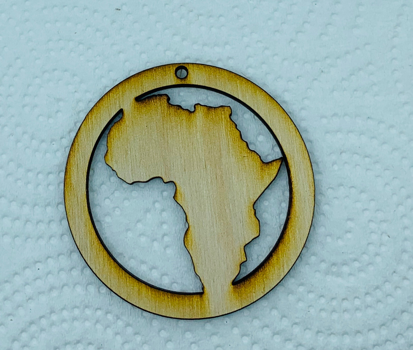 Wood earring blank laser cut shapes-circle hoop – Sherika Originals